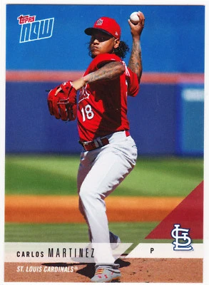 Carlos Martinez St Louis Cardinals Road to Opening Day 2018 TOPPS NOW OD-372 295 - Image 1 of 2