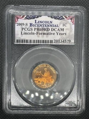 2009-S Lincoln Cent, Formative Years, PCGS PR-69RD DCAM - Image 1 of 2