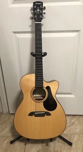 Like New Alvarez Acoustic Electric Guitar AF30CE with Accessories - Picture 1 of 10