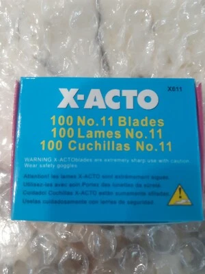 100 X-Acto GENUINE #11 Blades  100 pack X611 For XACTO Knife ORIGINAL - Image 1 of 4