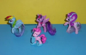 My Little Pony Figure Hasbro Small 2" Swim Fins Pinkie Pie w/ 2.5" Rainbow Dash - Picture 1 of 2
