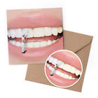1 x Greeting Card & 10cm Sticker Set - Dental Teeth Whitening Dentist #21567