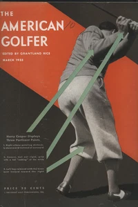 The AMERICAN GOLFFER, marzo de 1935 - Cubierta de Harry Cooper - Imagen 1 de 1