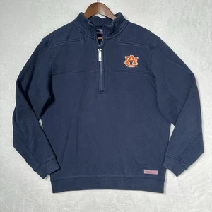 Vineyard Vines Auburn Tigers 1/4 Zip Shep Shirt Pullover Men’s Size Medium - Picture 1 of 13