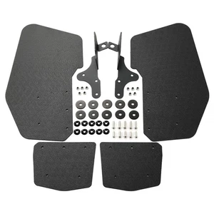 Mudflaps Flaps Exterior Parts Black Rear Mudguard Mudflaps for Polaris RZR PRO R - Picture 1 of 9