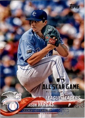 2018 Topps All Star Game Silver #327 Jason Vargas LL - BB - Image 1 of 2