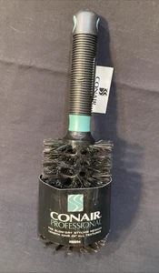 Conair Professional Round Hair Brush Rubber Handle For Blow Dry Styling New 107 - Picture 1 of 14