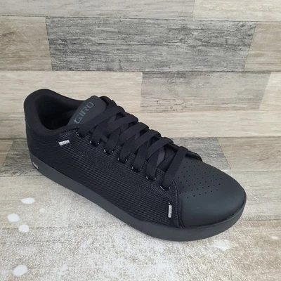 Zapatos de ciclismo Giro Deed para hombre talla 11 negro negro negro con cordones parte superior baja punta redonda Foto 1 de 4