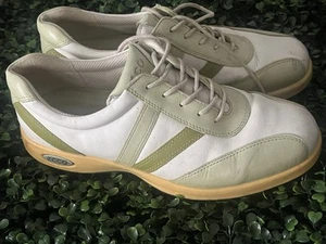 Zapatos de golf Ecco para mujer Tenis Cuero verde Con cordones Informales Cómodos EU 39 US 8 - Imagen 1 de 9