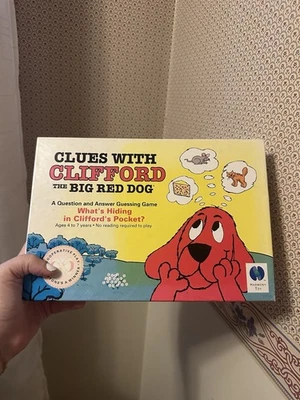 Clues with Clifford The Big Red Dog A Question and Answer Guessing Game 1992 - Image 1 of 2