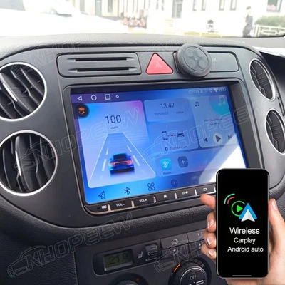 Für VW Tiguan 5N 2007-2016 Apple Carplay Android 15 Autoradio GPS NAVI DSP 4+64G - Bild 1 von 4