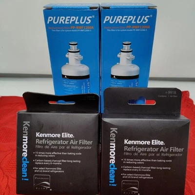 Pure Plus Pro Refrigerator Water Filter Kenmore PP-RWF1200AH & Air Filters 9918 - Image 1 of 4