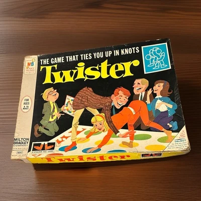 Twister Game - Vintage 1966 - Milton Bradley - Original 1st Edition - Complete - Image 1 of 4
