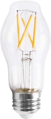 Satco 5.5w BT15 LED Clear Medium base 2700K 500 lumens 120 volts - Image 1 of 2