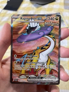 Pokémon TCG Raging Bolt EX 196/162SV05: Temporal Forces Holo Ultra Rare - Picture 1 of 6