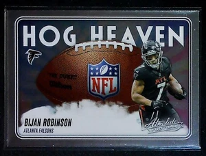 Panini Absolute Bijan Robinson Hog Heaven 2025 #HH-BRN Atlanta Falcons - Photo 1/2