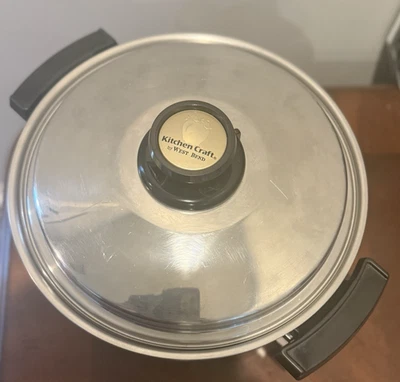 Kitchen Craft By West Bend 11" Liquid Core Electric Skillet Stainless Steel - Image 1 of 4