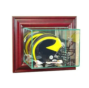  Wall Mounted Glass Mini Helmet Display Case - Picture 1 of 3