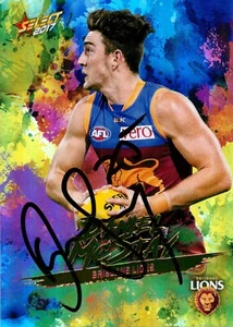 Signed 2017 BRISBANE LIONS AFL Card DANIEL MCSTAY Holofoil - Imagen 1 de 2