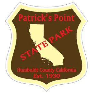 Patrick's Point State Park Sticker R6680 California YOU CHOOSE SIZE - Picture 1 of 1