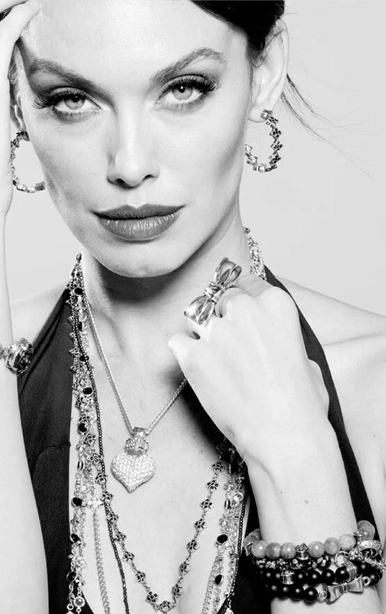 COLGANTE CORAZÓN CORONADO KING BABY STUDIO GRANDE PAVÉ 3D CIRCONITA Foto 1 de 4