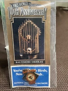 New Baltimore Orioles 1983 World Champions 10th Anniversary Pin MLB 93' Baseball - Picture 1 of 4