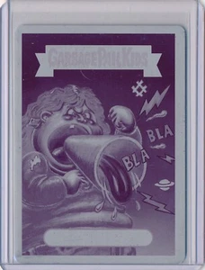2019 GARBAGE PAIL KIDS WE HATE THE 90S ROSEANNE BARK PRINTING PLATE (red) - Picture 1 of 2