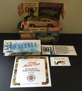 Corgi Toys Model Club 261 - James Bond Aston Martin DB5 - 2022 Reissue (2nd Ed) - Picture 1 of 12