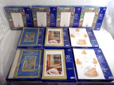 10 cajas de tarjetas Gibson Janucá de colección nuevas, algunas cajas abiertas. Foto 1 de 4