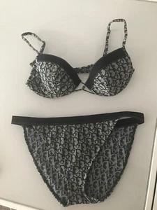 Maillot De Bain Dior Monogramme Oblique. Y2K. Année 2000. Epoque Galliano. Rare - Imagen 1 de 9