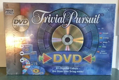 2004 HASBRO TRIVIAL PURSUIT DVD GAME - NEW SEALED UNOPENED UNUSED COLLECTABLE.   - Image 1 of 4