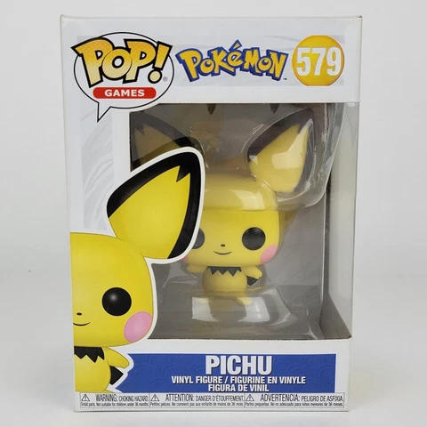 Funko Pop! Games: Pokemon - Pichu 579 W/ Protector Cover