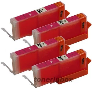 4 tintas magenta CLI-251XL CLI251 para Canon Pixma MG5420 MG5520 MG6320 MX722 MX922 - Imagen 1 de 2