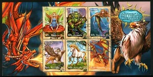 Australia 2011 Mythical Creatures Mini Sheet FU/CTO - Picture 1 of 1