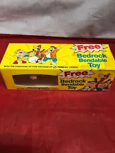 Vintage The Flintstones Bedrock pieghevole giocattolo figure Barney Rubble chitarra 1992 nuovo con scatola - Foto 1 di 8