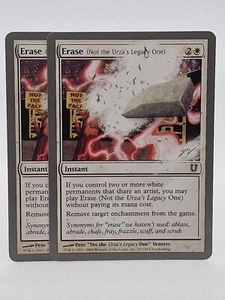 2x MTG - Erase (Not the Urza's Legacy One) - Unhinged - Picture 1 of 5