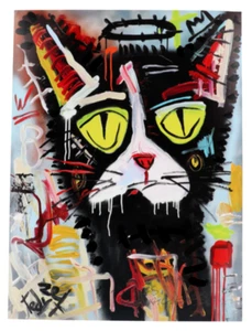 Tadas Zaicikas "Just Love Me" 18x24 Hand-Embellished & Signed Art Giclee - Picture 1 of 2
