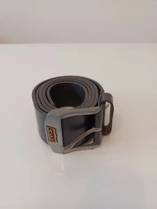 LEVI'S Black Leather Belt Size 38 (Ref L11) - Imagen 1 de 8