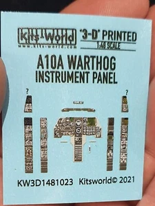 KW3D1481023 Kits-World 3D Decals 1:48 Fairchild A-10A Thunderbolt Instruments - Picture 1 of 1