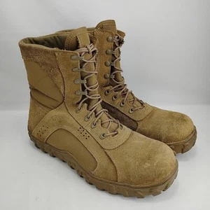 Rocky Sv2 Composite Toe Tactical Combat Boots Coyote Tan Leather RKC089 12.5 M - Picture 1 of 8