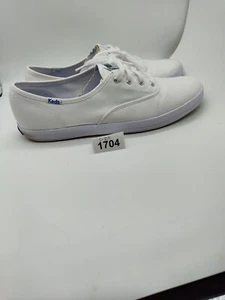 Ked's Women's Champion Classic Lace Up White Sneaker Size 10 #1704 - Picture 1 of 7