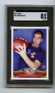 2013 Topps Travis Kelce Kansas City Chiefs #31 RC 🚀😳💥 SGC Graded 8 - Picture 1 of 2