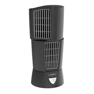 Oszillierender Platin Desktop Windturm Ventilator, 3 Geschwindigkeiten, kompakt, tragbar mit... - Bild 1 von 8