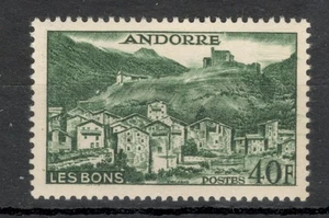 ANDORRA FRANCIA - SELLO MNH - PAISAJES - Mi.No. 155 - 1955. - Imagen 1 de 2