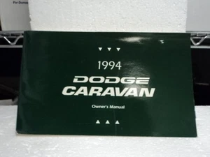 1994 94 CARAVAN * OEM * OWNERS MANUAL OWNER'S HANDBOOK GUIDE 2123 - Bild 1 von 2