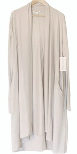 Athleta NWT Abalone PRANAYAMA LONG WRAP CARDIGAN JACKET Sz M / T #982377 - Picture 1 of 6