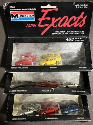 3X Monogram Mini-Exacts Replicas 2021 Exotic, 2035 European, 2065 Foreign - Image 1 of 4