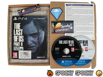 The Last of Us Part II Limited Edition Steelbook Sony PS4 - UK PAL VGC CIB - Image 1 of 4