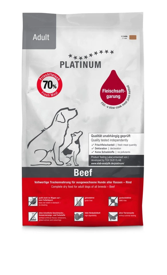PLATINUM Adult Beef 5 kg - Bild 1 von 1