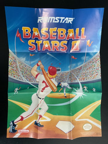 Baseball Stars II 2 ROM-9R-US Romstar NES Nintendo Insert Poster Only